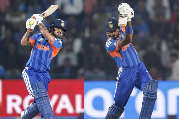 T20 ವಿಶ್ವಕಪ್‌ | ಕಿಶನ್, ಪಾಂಡ್ಯ ಭರ್ಜರಿ ಬ್ಯಾಟಿಂಗ್: ನಮೀಬಿಯಾಗೆ ಬಿಗ್ ಟಾರ್ಗೆಟ್ ನೀಡಿದ ಟೀಮ್ ಇಂಡಿಯಾ!